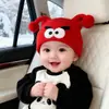 Bonito Gorro de Bebé para Otoño e Invierno Cálido Engrosado Tejido de Punto Gorro Pullover para Hombres y Mujeres Cortavientos Protección para los Oídos Gorro de Lana Moderno