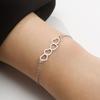 Comércio exterior Pulseira Amor Quente estilo fada da moda pingente de quatro corações conectados pulseira feminina de aço inoxidável presente