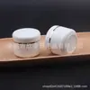 Frasco de Cera para Cabelo 40g, Pote de Creme com Borda Dourada, Frasco Dosador de Creme para Máscara Capilar 40ml, Frasco de Creme Facial com Borda Prateada, Frasco de Creme para Mãos
