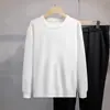 Suéter Pulóver de Pico para Hombre Otoño/Invierno 2023 Suéter de Pico para Hombre talla extra Manga Larga Camisa Base Básica de Punto