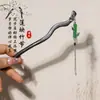 Grampo de Cabelo de Madeira de Bambu com Franjas, Grampo de Cabelo para Mulheres, Acessórios de Cabelo, Grampo de Cabelo para Penteados Presos, Acessórios para Hanfu, Grampo de Cabelo para Modelar o Cabelo, Novo Grampo de Cabelo Estilo Chinês