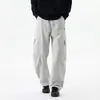 Ropa para Hombre Fengshe / 2026 Primavera/Otoño Holgada Ropa de Trabajo Pantalones de Pierna Ancha Forma de Guadaña Pantalones Casuales Pantalones Largos Pantalones de Trabajo para Hombre