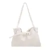 Bolso tote de diseño de nicho transfronterizo 2026 para mujer, bolso cruzado con cordón, bolso de hombro moderno y versátil