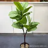 Hojas Artificiales, Hojas de Higuera de Hoja de Violín, Decoraciones de Boda, Plantas Verdes Nórdicas, Decoraciones de Jardín, Paisajismo de Interiores, Muros Verdes, Hojas de Taro