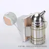 Soprador de Fumaça para Abelhas Aço Inoxidável Soprador de Fumaça para Apicultura Tampa Protetora Manual Dispositivo de Fumaça para Abelhas Ferramentas para Abelhas