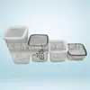 Frasco sellado de plástico para alimentos, almacenamiento de alimentos, cereales, aperitivos, refrigerador, caja de almacenamiento