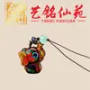 Cadena para Teléfono Dumbo de Sándalo Verde Colgante de Elefante de Dibujos Animados Yiming Xianyuan Lindo Accesorio para Bolso Teléfono Unisex