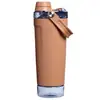 Taza Batidora Nueva Simple Escarchada, Taza Térmica de Acero Inoxidable 304 de Gran Capacidad, Botella de Agua Deportiva Portátil para Fitness al por Mayor