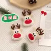 Colgante de Felpa de Dibujos Animados, Broche Lindo de Reno Navideño, Accesorios, Muñeco, Bolsa, Colgante, Llavero, Ropa