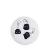 Llavero Nuevo Acrílico Transfronterizo Lindo Colgante de Gato Negro Decoración de Mochila Accesorio de Llavero