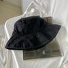 Diseñador Lindo Color Sólido Sombrero de Pescador para Mujer Estilo Coreano Celebridad de Internet Muestra el Rostro Sombrero de Cubo Pequeño Verano Delgado Protector Solar Sombrero Parasol