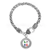 Aliexpress Más Vendido Colgante de Aleación Delta Sigma Theta Sigma Equipo Pulsera Retorcida Bsk