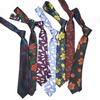 Camisa de Flores Grandes Distintiva Estilo Retro Creativo Divertido de Hong Kong de 7 cm Tuku Corbata Mujer