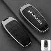 Adecuado para Funda de Llave Hyundai Parisi Tucson Santa Fe Sonata Control Remoto Carcasa Metálica Hebilla Bolsa