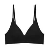 Sutiã D06 Original Moda Triângulo para Mulheres, Suporte Macio Sem Costura, Levanta e Junta Verticalmente, Sutiã Fino Ajustável Super Estiloso