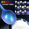 Fabricante de Tinta en Polvo de Mica Perlada Dorada para Uñas Artísticas para Aplicación en Plástico, Polvo Perlado Iridiscente Neón Camaleón al por Mayor