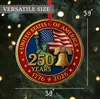 Decoración Acrílica para Coche Colgante conmemorativa del 250 Aniversario del Día de la Independencia Americana Transfronterizo Decoración para Árbol de Navidad Modelo Nuevo de Amazon