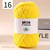 Ovillo de Hilo de Algodón Leche de 5 Hebras DIY Suéter para Muñeca Bufanda Sombrero Hilo de Algodón Algodón Material Transparente Fabricante de Hilo Venta al por Mayor