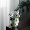 Vidro imitação Song transparente pote para segurar na mão Bule de Chá Verde vidro resistente ao calor pote chaise bule de fervura vintage pote segurando song