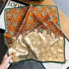 Estilo K de Lenço Quadrado Pequeno 70cm Feminino Novo Verão Versátil Lenço Presente Moda Retro Profissional Lenço Atacado Externo