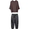 Traje de Ropa Moderna para Street Dance Infantil, Traje Gris con Capucha de Manga Corta para Niño, Traje de Performance Estilo Wasteland Fresco y Atrevido para Niña