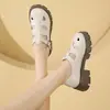 Sandalias Romanas Cerradas de Piel Suave para Mujer, Suela Gruesa, Transpirables, con Calados, Casuales y Versátiles, para Uso Diario, Nueva Colección Primavera/Verano 2026
