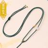 Cordón fino difuso de 1.5 mm tejido a mano joyería Jade ajustable tejido cadena clavicular cuerda para el cuello al por mayor