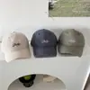 Gorra de Béisbol Suave con Bordado de Letras con Patrón Estilo Ins, Moda Primavera y Verano para Mujer, Gorra de Moda Estilo Coreano para Hombres y Mujeres, Versátil