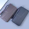 Nova Bolsa de Mão Masculina Multifuncional com Zíper Carteira Longa Bolsa Clutch Masculina Alça de Transporte Bolsa para Celular Masculina Grande Capacidade