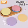 Esponja Limpiadora Facial de Pulpa de Madera y Algodón, Esponja Limpiadora Facial Redonda Comprimida Absorbente para Remover Maquillaje, Fabricante de Toallitas Esponja Biodegradable de Pulpa de Madera para Limpieza