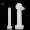 Tornillo de hexágono exterior de nylon Lianyang perno de plástico tornillo de nylon cabeza de lenteja tornillo de hexágono exterior tornillo aislante de hexágono exterior Blanco