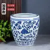 Jingdezhen Bronce Antiguo Cerámica Método Antiguo Acuario Tanque de Cría Patio Plantación de Flores Estilo Antiguo Tanque Grande de Agua Tanque de Maceta de Loto