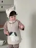Ropa de Otoño para Niños Estilo Coreano Ropa para Niños Estilo Otoño Chaleco de Punto para Niños Estilo 2026 Ropa para Bebés Trajes para Niños