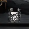 Personalidade Barroca Europeia e Americana Street Beat Anel de Braço Retro Nota Pulseira Multicamadas Metal Pulseira Aberta Faixa de Braço Fabricantes