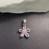 Joias Artesanais DIY Personalizadas de Alto Padrão para Comércio Exterior Transfronteiriço Acessórios de Pingente Micro-Incustados de Zircônia de Cobre Colar de Trevo de Quatro Folhas