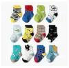 BÁSICOS PARA NIÑOS Calcetines de algodón nuevos con dibujos animados para niños de Amazon, calcetines antideslizantes para el suelo, calcetines de media pantorrilla para bebé, calcetines para niñas