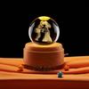Bola de cristal tridimensional 3D con grabado láser, luz nocturna luminosa creativa para dormir, venta al por mayor transfronteriza para parejas besándose
