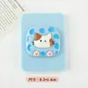 Venda Direta da Fábrica Desenho Animado Animal Fofo Queijo Tampa Flip Pequeno Espelho Portátil Dobrável Espelho de Maquiagem para Meninas