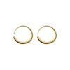 Pendientes de plata de ley 925 Naran con forma de O y gancho para la oreja, con forma de gota de agua, de temperamento simple, G9647
