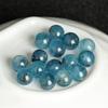 [envío gratis] aguamarina natural cuentas sueltas diy joyería hecha a mano cristal pulsera tesoro múltiple cuentas individuales al por mayor