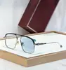 Gafas de Sol Cuadradas Metálicas Retro de Moda Transfronterizas Jmm para Hombres, Versátiles de Moda para Fiesta Vacaciones Mujeres Labarge