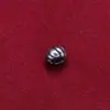 Cuentas espaciadoras de plata pura S925 con patrón de nube, cuentas de calabaza, piezas separadoras de hoyos de meteorito martillado, accesorios para abalorios hechos a mano y fabricación de cordones