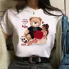Abastecimiento transfronterizo Moda Urbana para Chicas Estilo Retro Holgado Lindo Camiseta de Manga Corta Estilo Europeo y Americano para Mujer