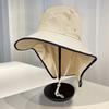 Sombrero de Pescador Impermeable de Secado Rápido para Hombre, Sombrero de Verano para Senderismo y Montañismo al Aire Libre, Ala Ancha, Protección Solar Anti-UV
