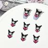 Novas Decorações de Arte de Unha de Gato de Desenho Animado, Fofos Cachorrinhos 3D Perfurados, Strass de Resina, Brincos DIY e Acessórios para Unhas