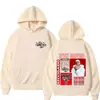 Otoño/Invierno 2025 Talla Europea Rian Castro Gira Mundial Gráfico de Portada Unisex Hip-Hop Sudadera Estética