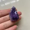 Venda Quente Transfronteiriça Suprimento Cristal Natural Aglomerado de Ametista Pedra Bruta Ornamentos Pedra Solta de Cristal Materiais de Decoração para Casa DIY
