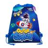 Wf038 Planeta Cielo Estrellado Espacio Astronauta Bebé Festival Bolsa No Tejida Regalo Mochila Bolsillo con Cordón