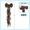 Pinza para el Cabello de Cola de Caballo Semirecogida con Lazo, Pinza de Pato, Moño de Plumas, Accesorio para el Cabello Semirecogido, Peluca