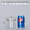 Cabello liso de fábrica frasco sellado grado alimenticio mascota botella de plástico vacía engrosada con tapa transparente boca ancha snack caramelo pastel